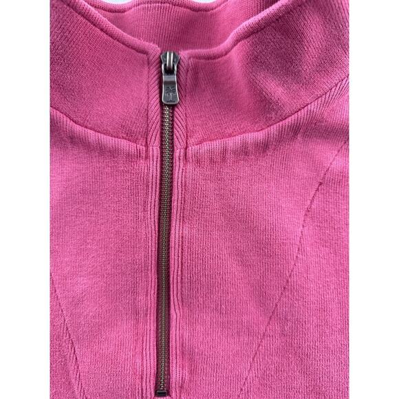 Women’s Tommy Bahama Pink Half Zip Turtleneck Jacket Sz XL - Picture 2 of 5